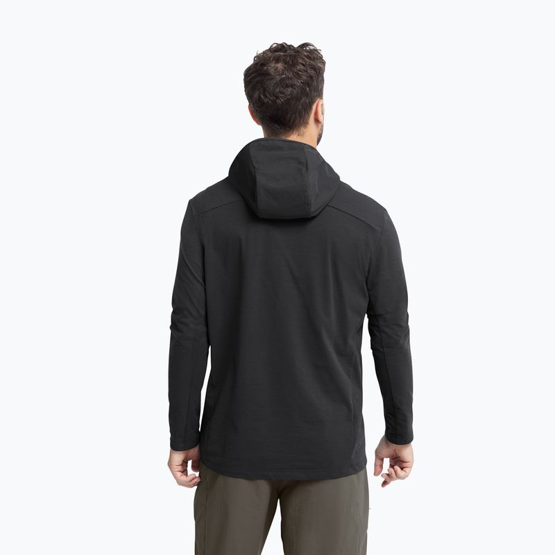 Bluză de trekking pentru bărbați Jack Wolfskin Sucol Hoody black 3