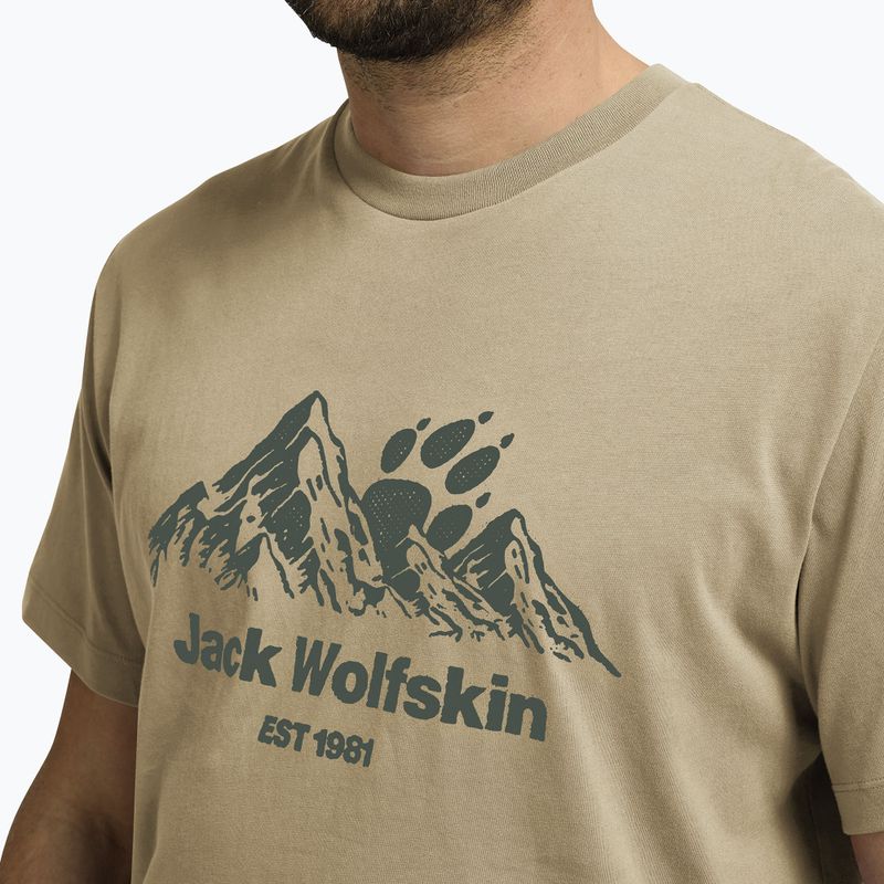 Tricou pentru bărbați Jack Wolfskin Carefree hazel wood 4
