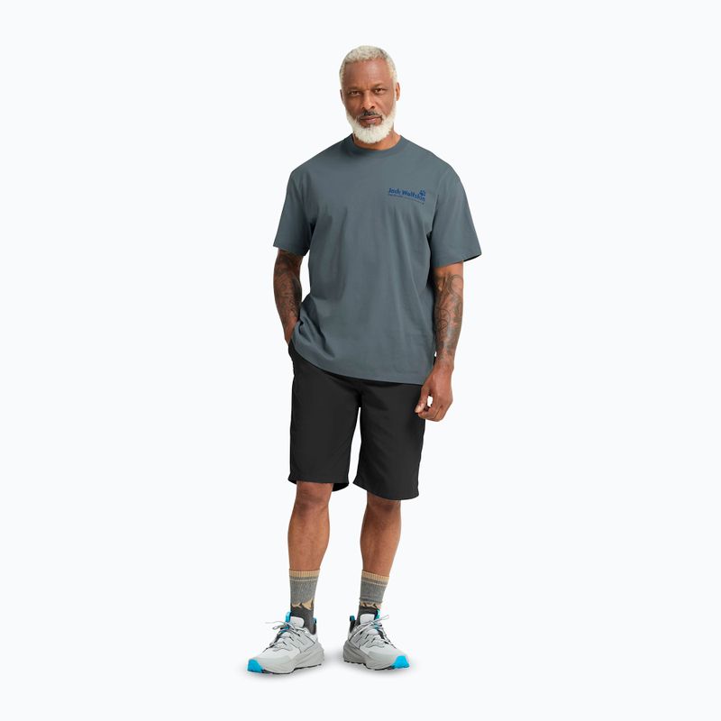 Pantaloni scurți de trekking pentru bărbați Jack Wolfskin Duneland black 2