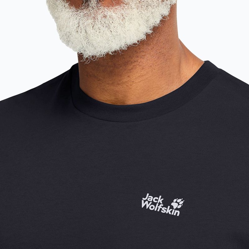 Tricou pentru bărbați Jack Wolfskin Essential dark navy 4