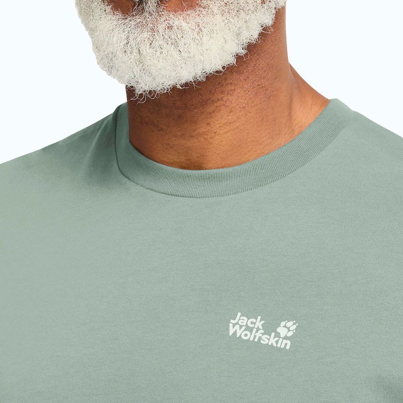 Tricou pentru bărbați Jack Wolfskin Essential green zinnia 4