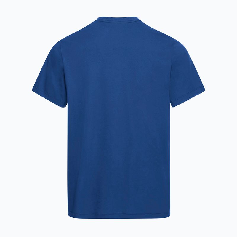 Tricou pentru bărbați Jack Wolfskin Essential blue orchid 6
