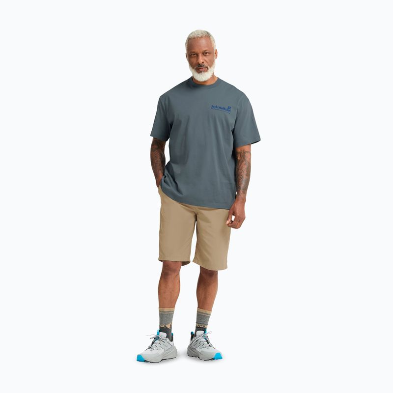 Pantaloni scurți de trekking pentru bărbați Jack Wolfskin Duneland hazel wood 2