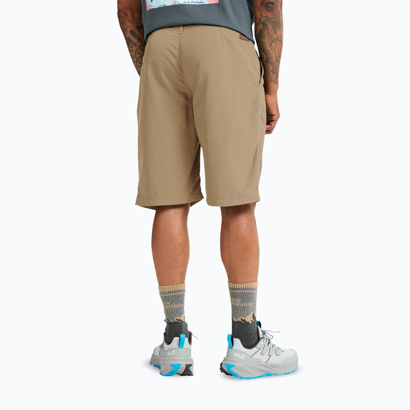 Pantaloni scurți de trekking pentru bărbați Jack Wolfskin Duneland hazel wood 3