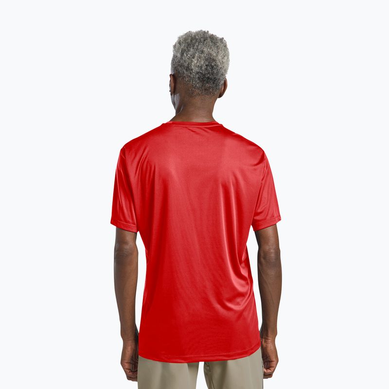 Tricou de trekking pentru bărbați Jack Wolfskin Tech T siren red 3