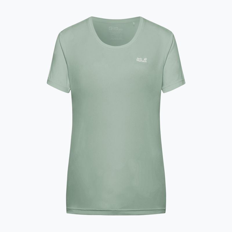 Tricou de trekking pentru femei Jack Wolfskin Tech T green zinnia 6