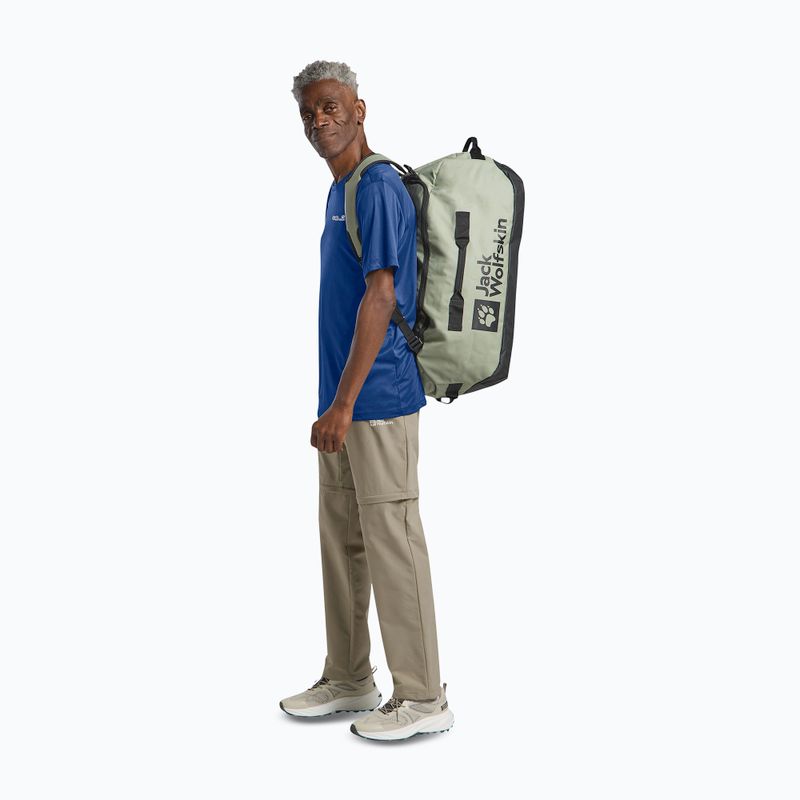 Tricou de trekking pentru bărbați Jack Wolfskin Tech T blue orchid 2