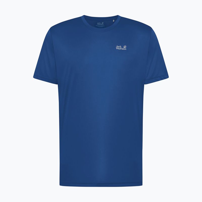 Tricou de trekking pentru bărbați Jack Wolfskin Tech T blue orchid 6