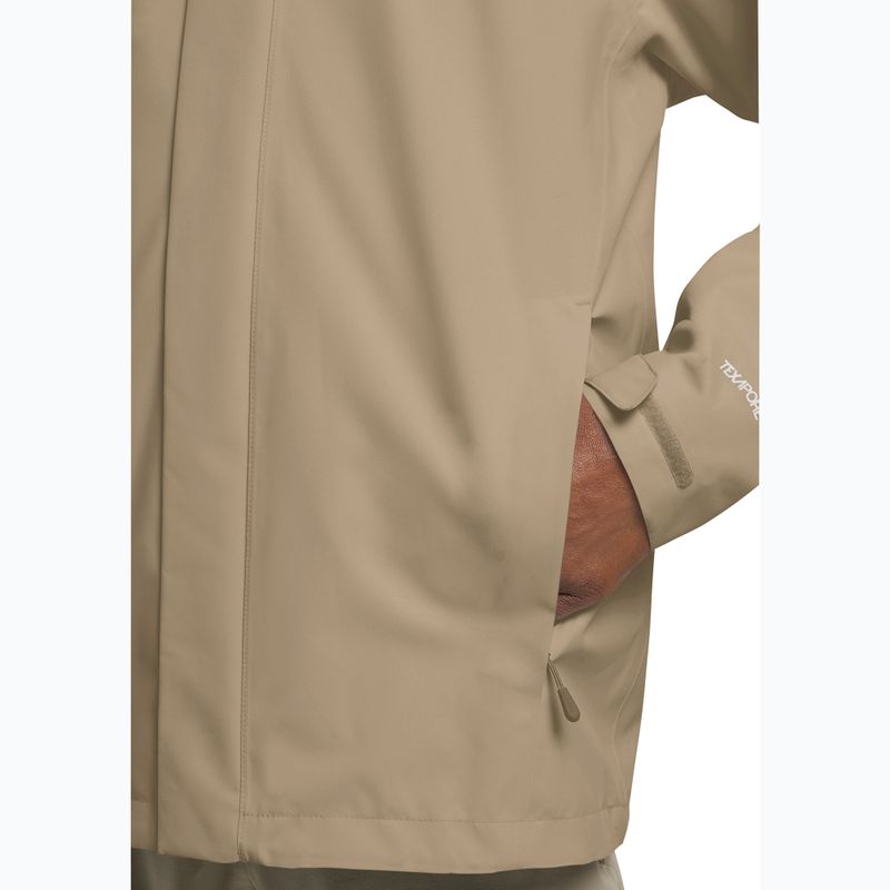 Geacă de ploaie pentru bărbați Jack Wolfskin Trailtime 2L hazel wood 5