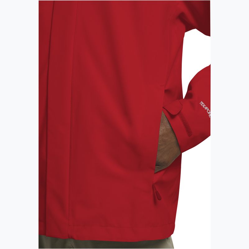 Geacă de ploaie pentru bărbați Jack Wolfskin Trailtime 2L siren red 6
