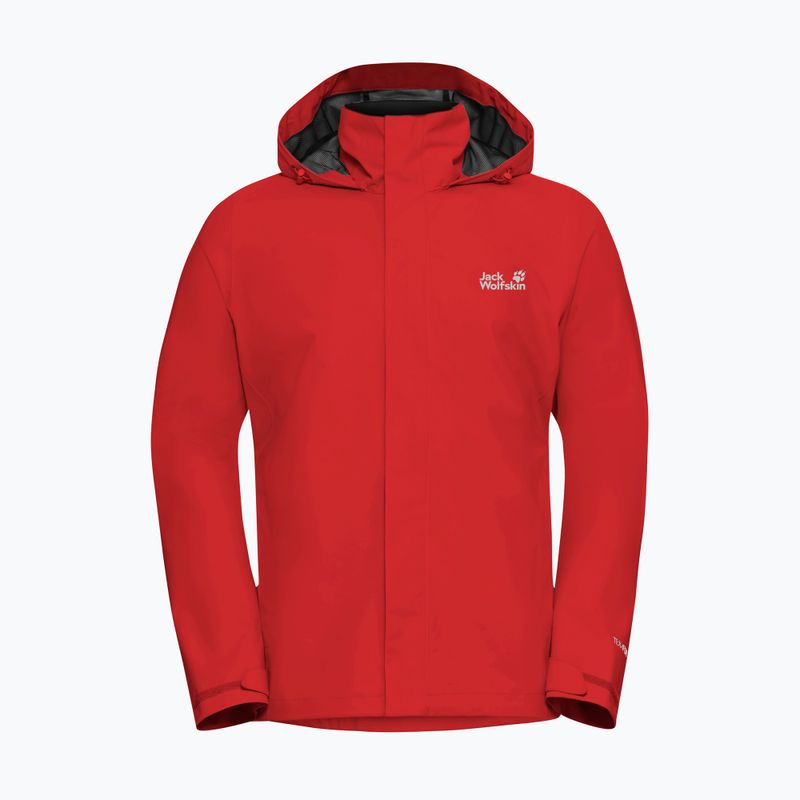 Geacă de ploaie pentru bărbați Jack Wolfskin Trailtime 2L siren red 7