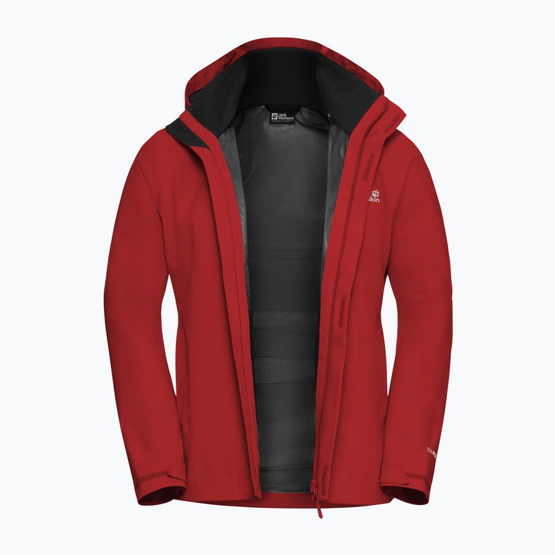 Geacă de ploaie pentru bărbați Jack Wolfskin Trailtime 2L siren red 8