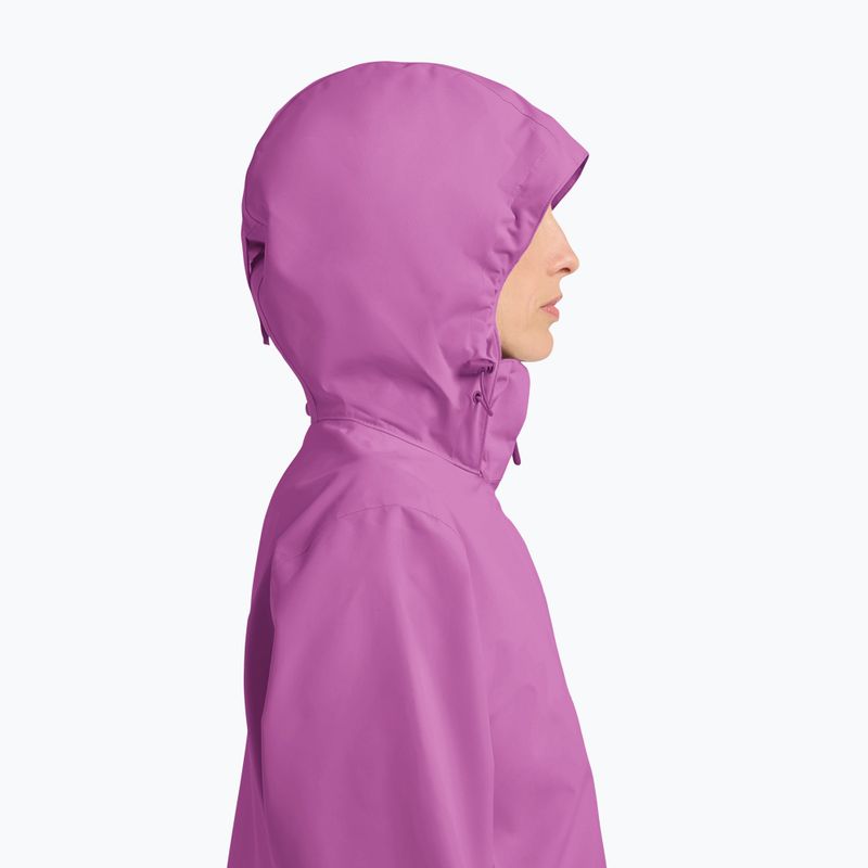 Geacă de ploaie pentru femei Jack Wolfskin Trailtime 2L foxglove 4