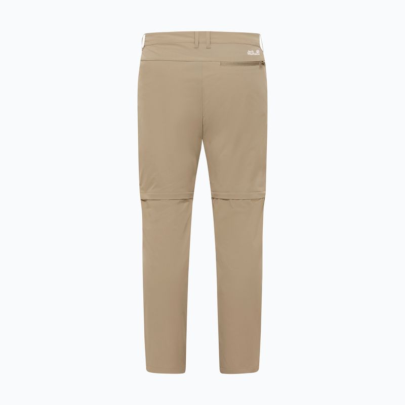 Pantaloni de trekking pentru bărbați Jack Wolfskin Pico Trail Zip Off hazel wood 9