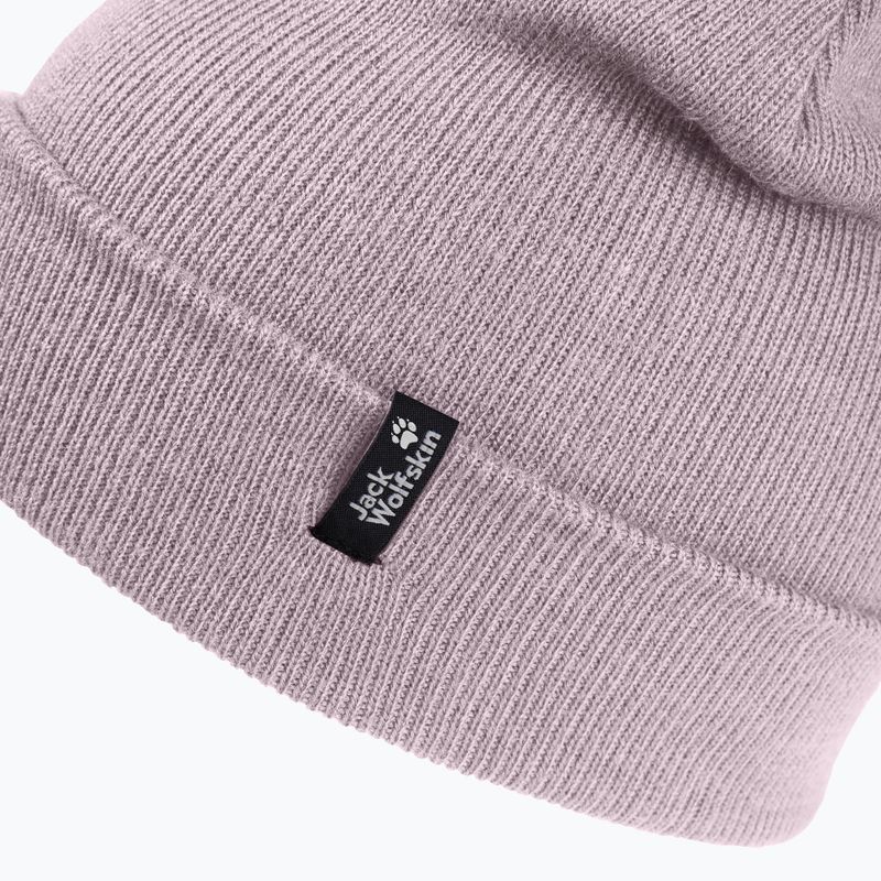 Căciulă de iarnă Jack Wolfskin Rib dusty blush 3