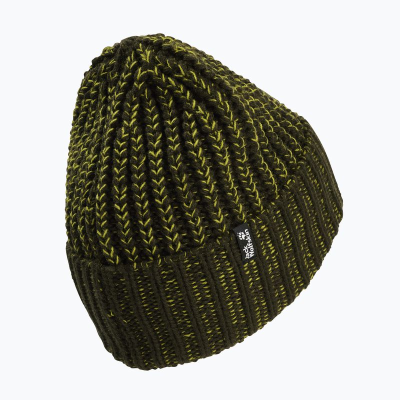 Căciulă de iarnă Jack Wolfskin Badge Beanie obsidian moss 2