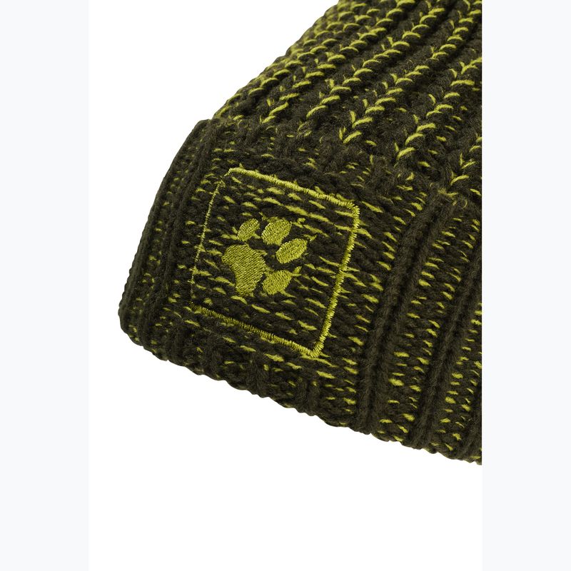 Căciulă de iarnă Jack Wolfskin Badge Beanie obsidian moss 3