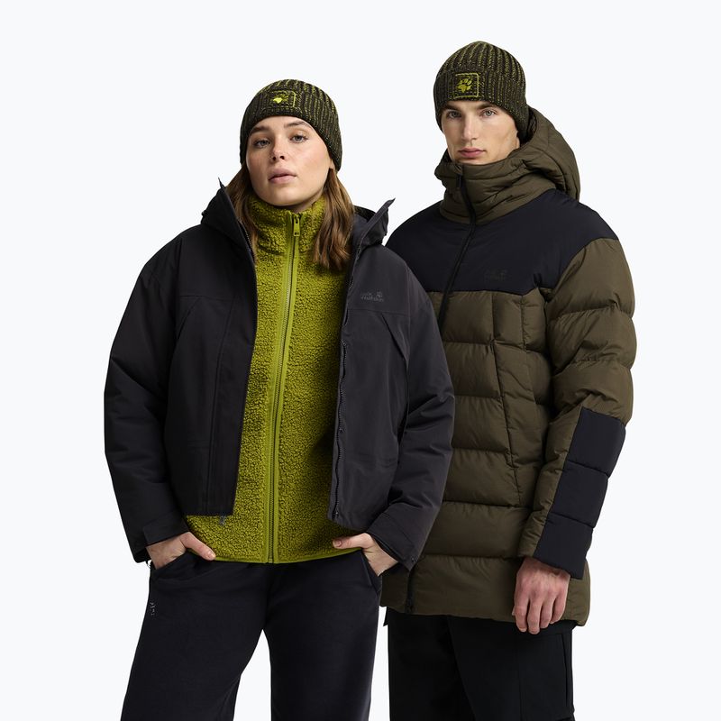 Căciulă de iarnă Jack Wolfskin Badge Beanie obsidian moss 4