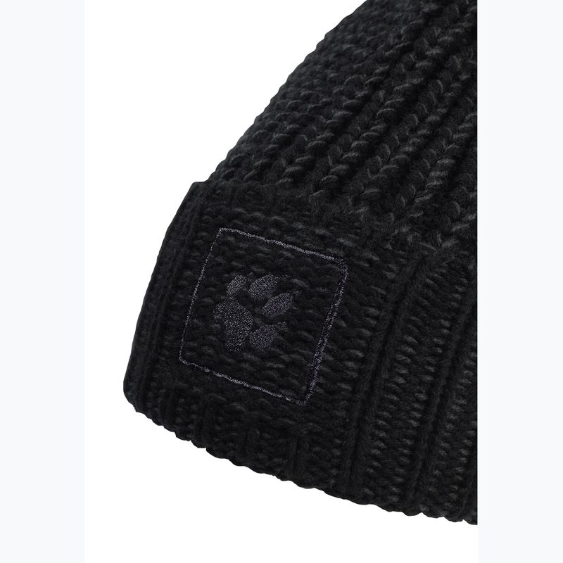 Căciulă de iarnă Jack Wolfskin Badge Beanie black 3