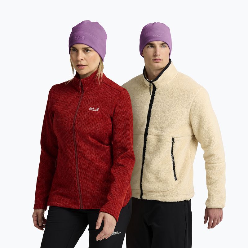 Căciulă de iarnă Jack Wolfskin Real Stuff Beanie vivid orchid 3