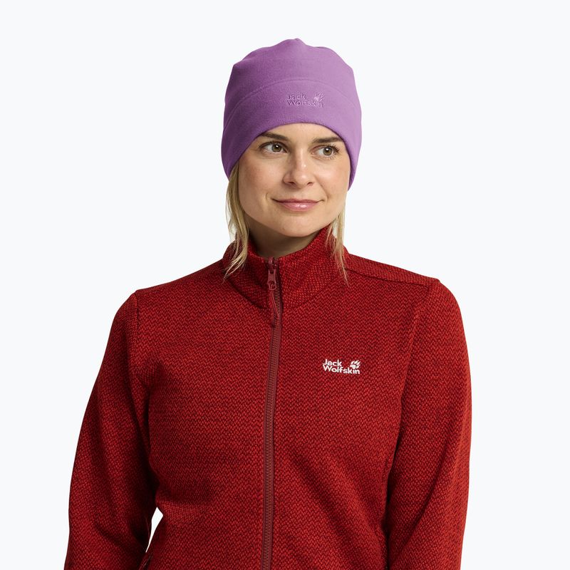 Căciulă de iarnă Jack Wolfskin Real Stuff Beanie vivid orchid 4