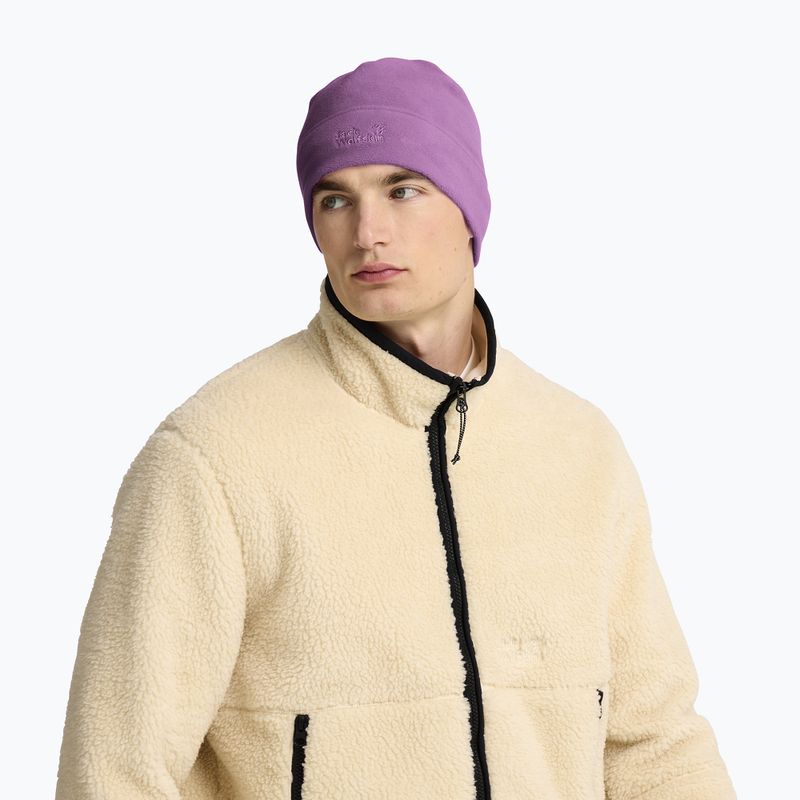 Căciulă de iarnă Jack Wolfskin Real Stuff Beanie vivid orchid 5