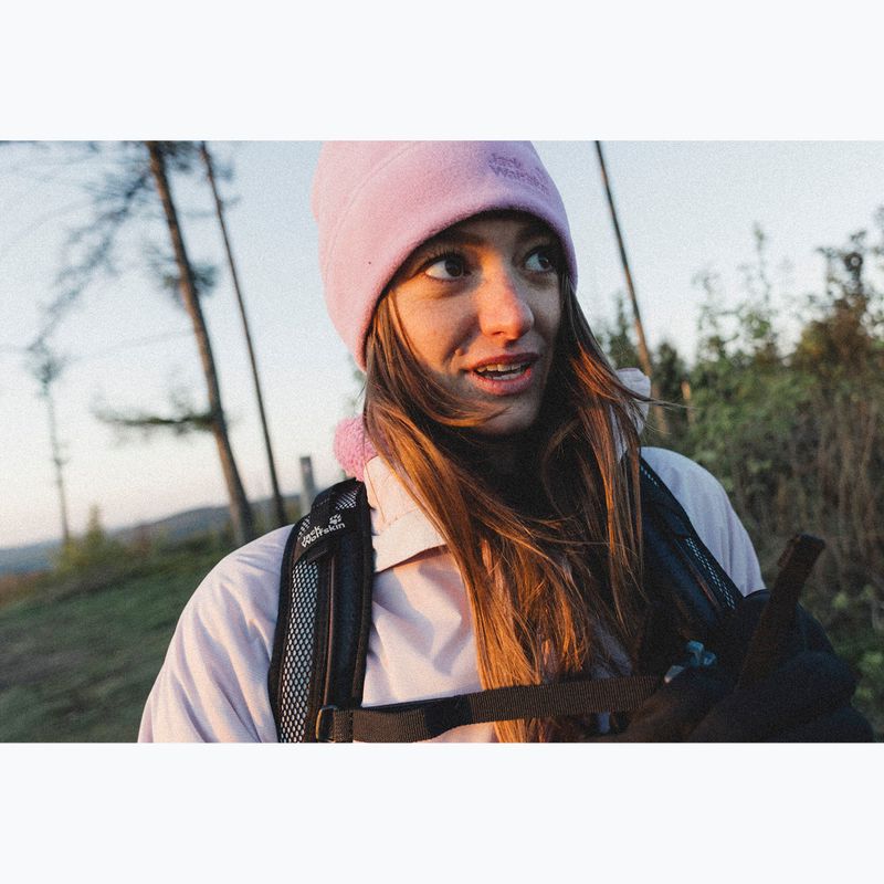 Căciulă de iarnă Jack Wolfskin Real Stuff Beanie vivid orchid 8