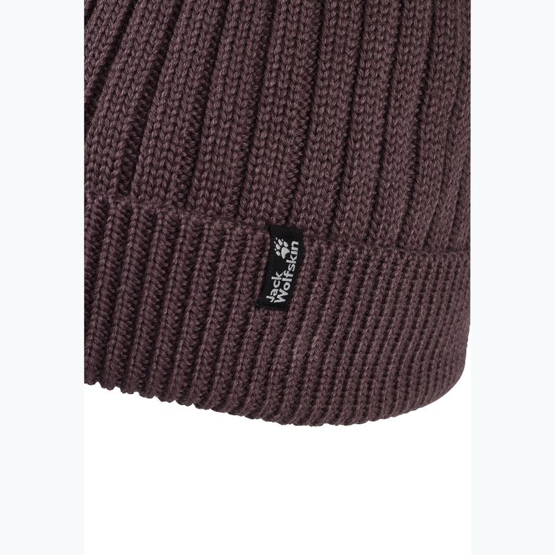 Căciulă de iarnă Jack Wolfskin Pom Pom Beanie sheer plum 3