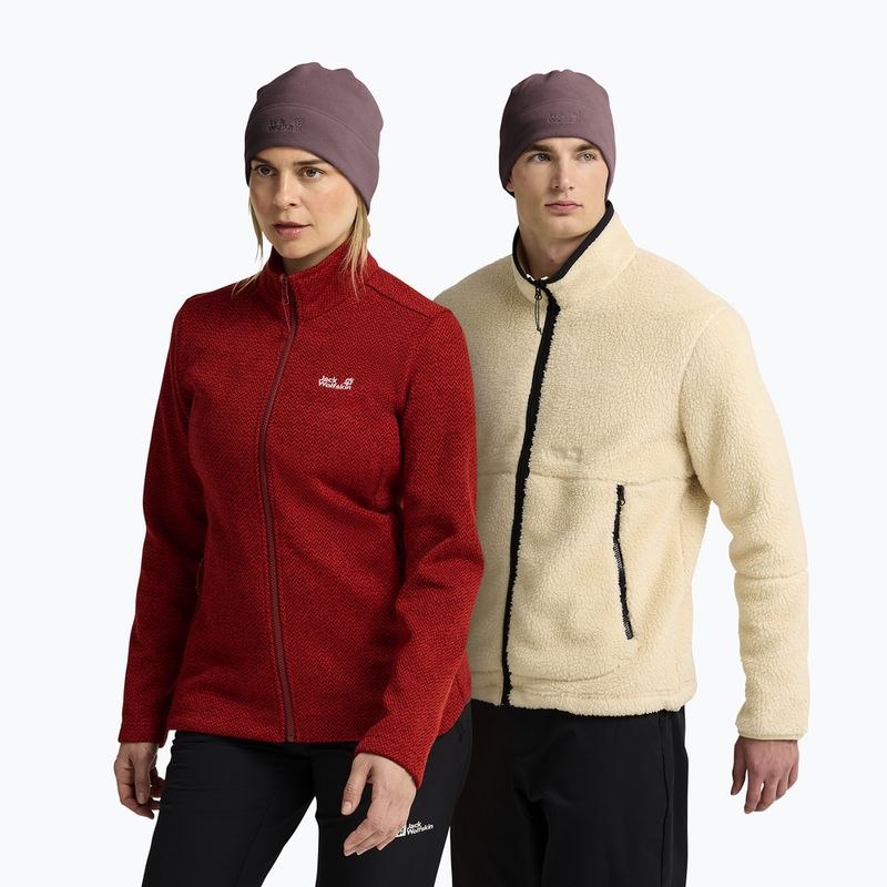 Căciulă de iarnă Jack Wolfskin Real Stuff Beanie Sheer Plum 4