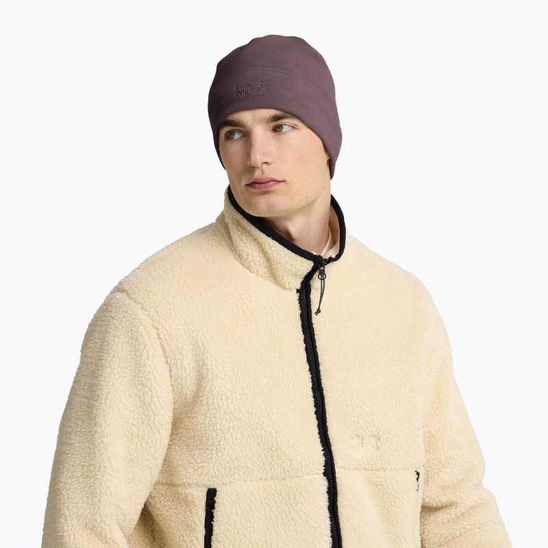 Căciulă de iarnă Jack Wolfskin Real Stuff Beanie Sheer Plum 6