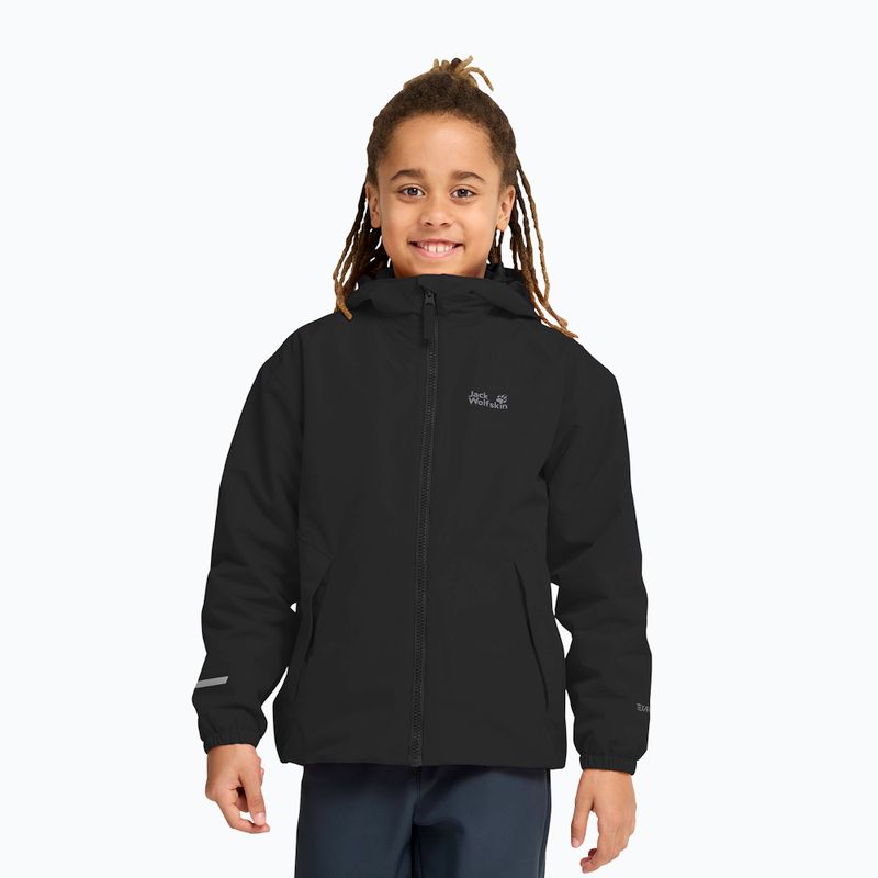 Geacă 3în1 pentru copii Jack Wolfskin Iceland 3IN1 2026 black 7