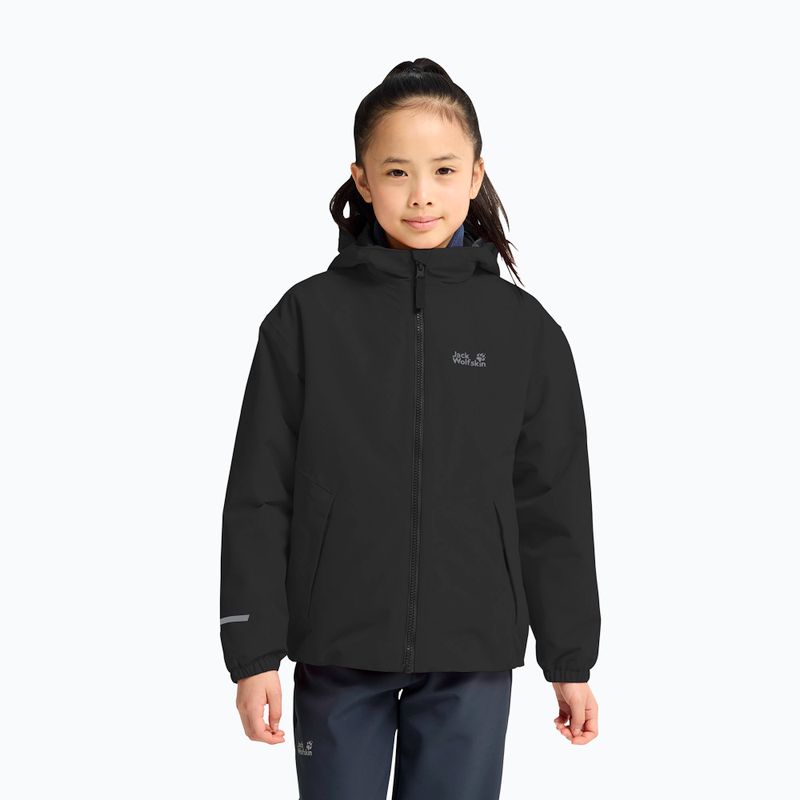 Geacă 3în1 pentru copii Jack Wolfskin Iceland 3IN1 2026 black 11
