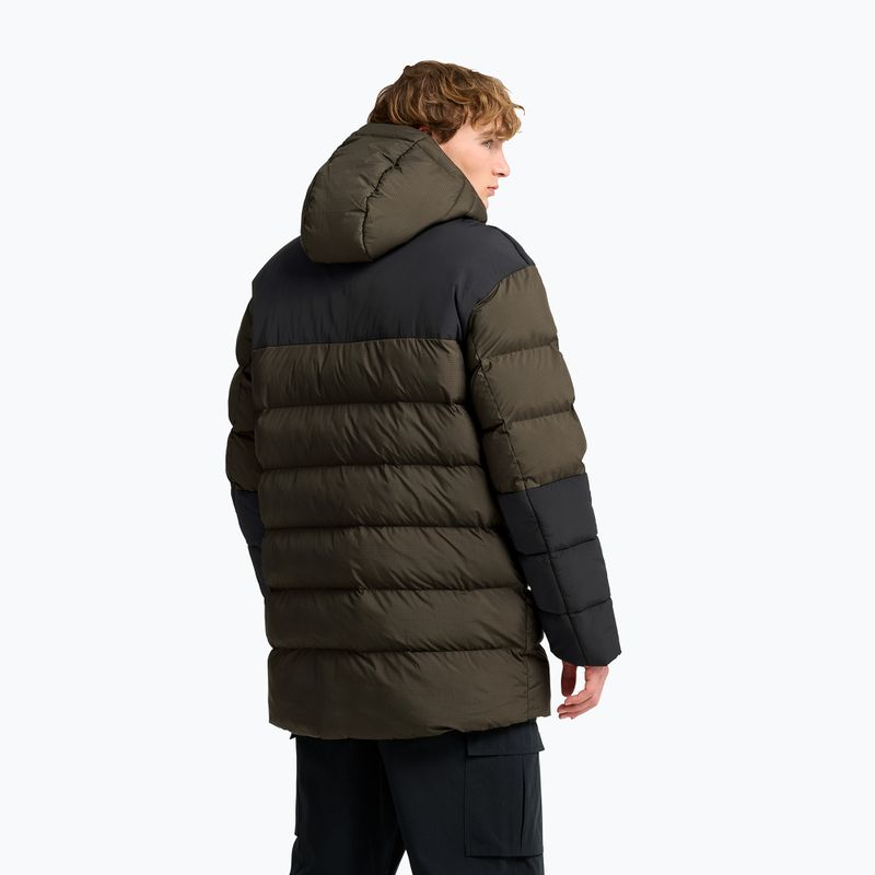 Geacă izolată pentru bărbați Jack Wolfskin Icy Hollow Hooded obsidian moss 3