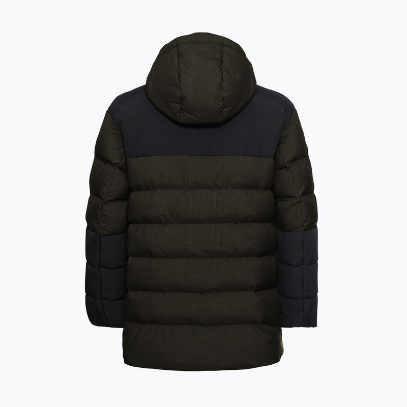 Geacă izolată pentru bărbați Jack Wolfskin Icy Hollow Hooded obsidian moss 8