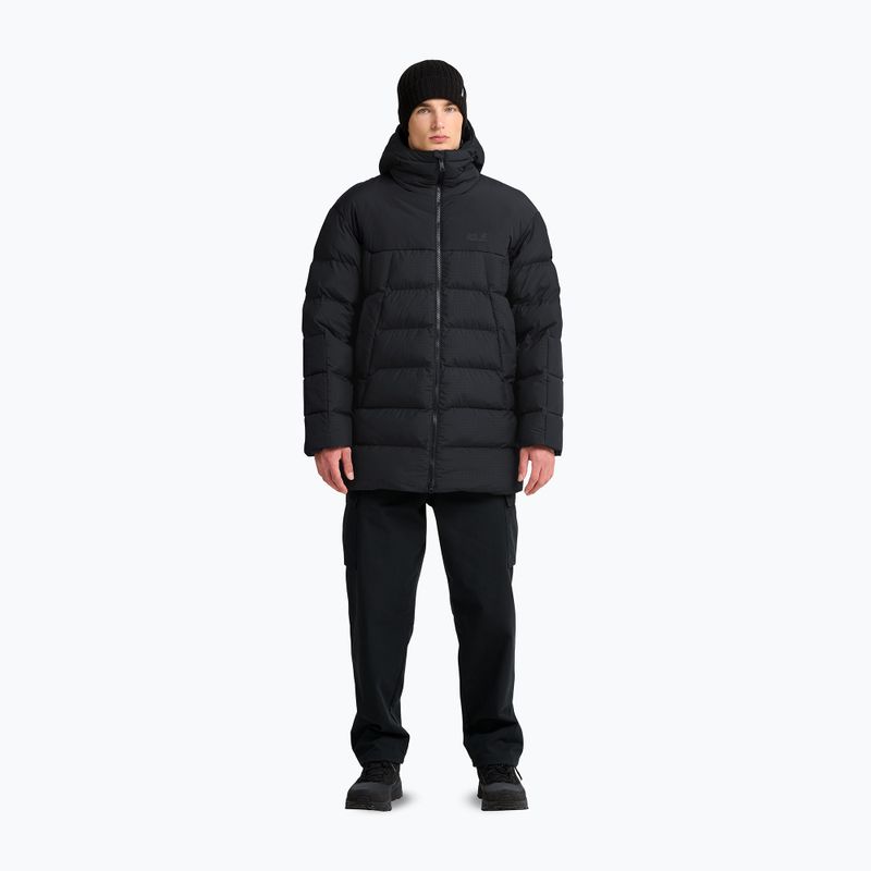 Geacă izolată pentru bărbați Jack Wolfskin Icy Hollow Hooded phantom 2