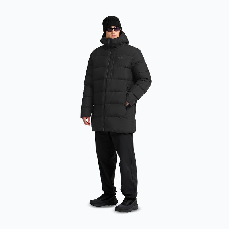 Geacă cu puf pentru bărbați Jack Wolfskin Coloniu Coat black 2