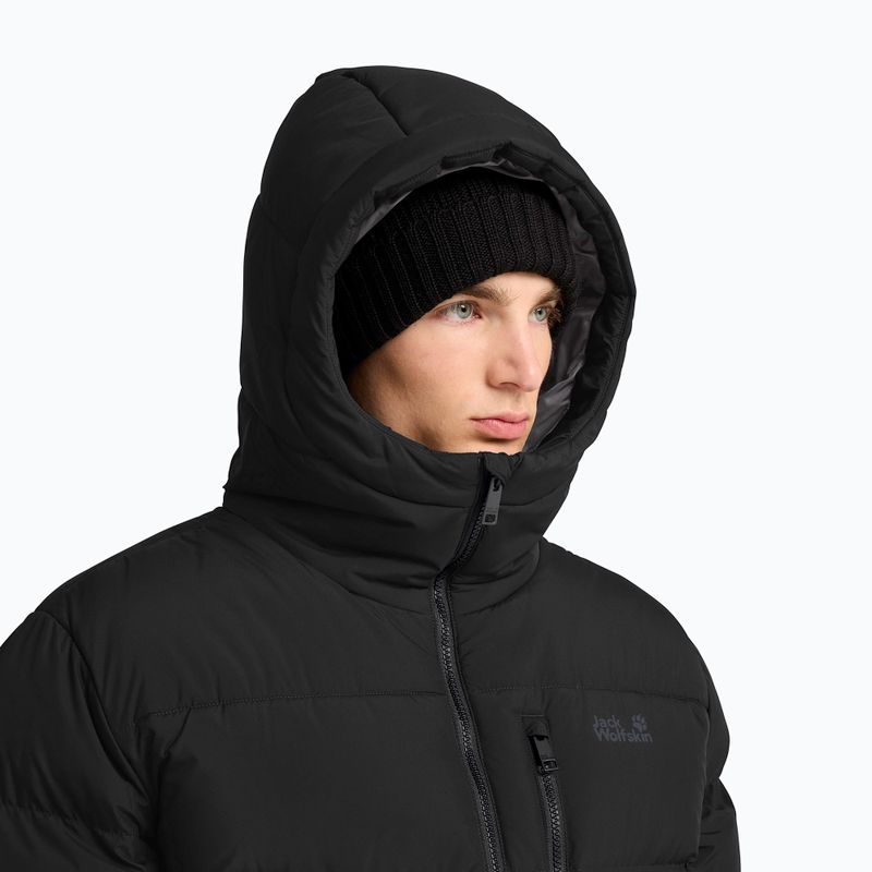 Geacă cu puf pentru bărbați Jack Wolfskin Coloniu Coat black 4