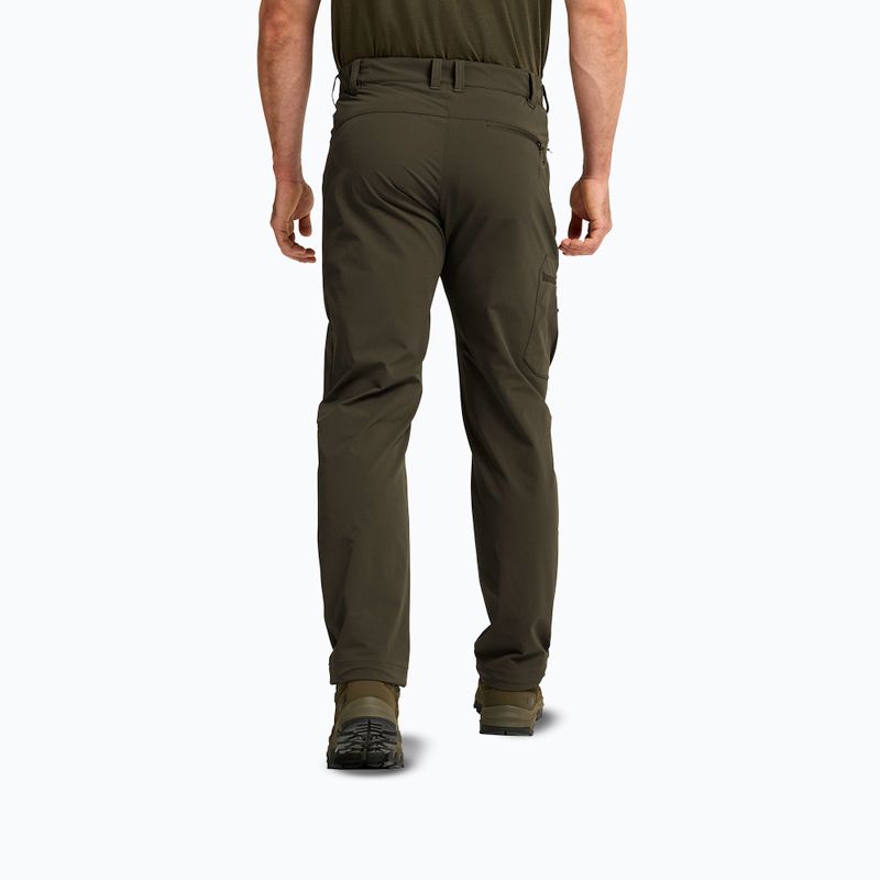 Pantaloni de trekking pentru bărbați Jack Wolfskin Activate Flex obsidian moss 2