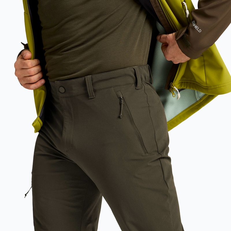 Pantaloni de trekking pentru bărbați Jack Wolfskin Activate Flex obsidian moss 3