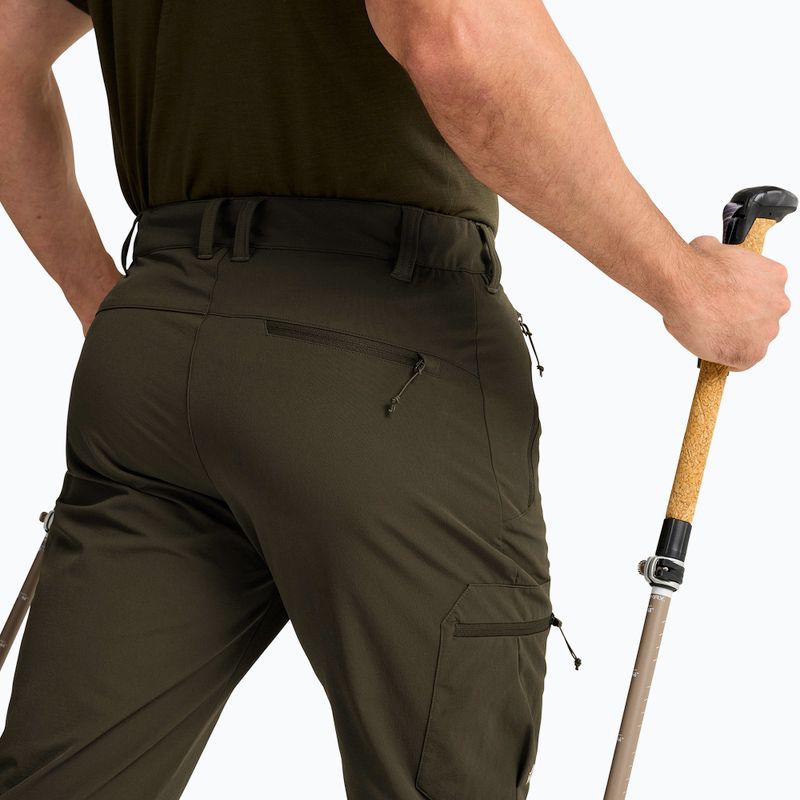 Pantaloni de trekking pentru bărbați Jack Wolfskin Activate Flex obsidian moss 5