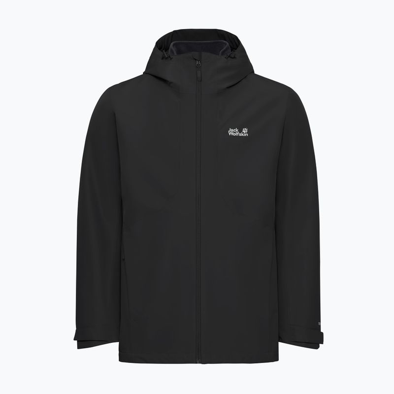 Geacă 3în1 pentru bărbați Jack Wolfskin Stonetrail 3In1 black 10