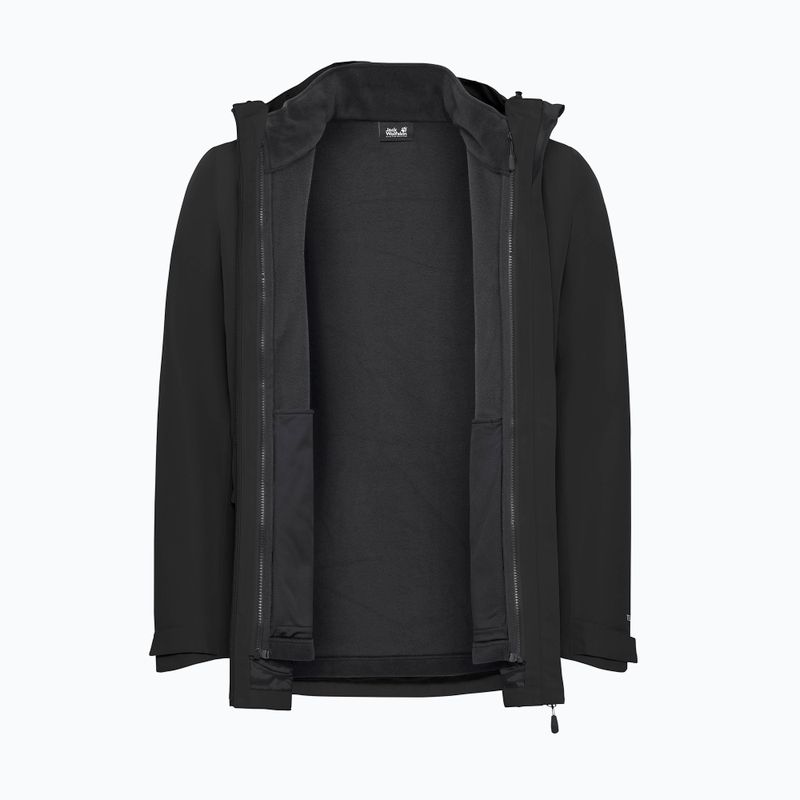 Geacă 3în1 pentru bărbați Jack Wolfskin Stonetrail 3In1 black 12