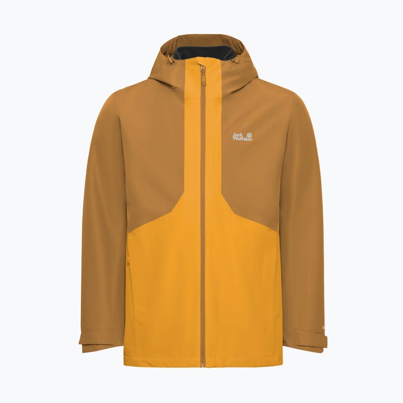 Geacă 3în1 pentru bărbați Jack Wolfskin Stonetrail 3In1 burly yellow jw 10