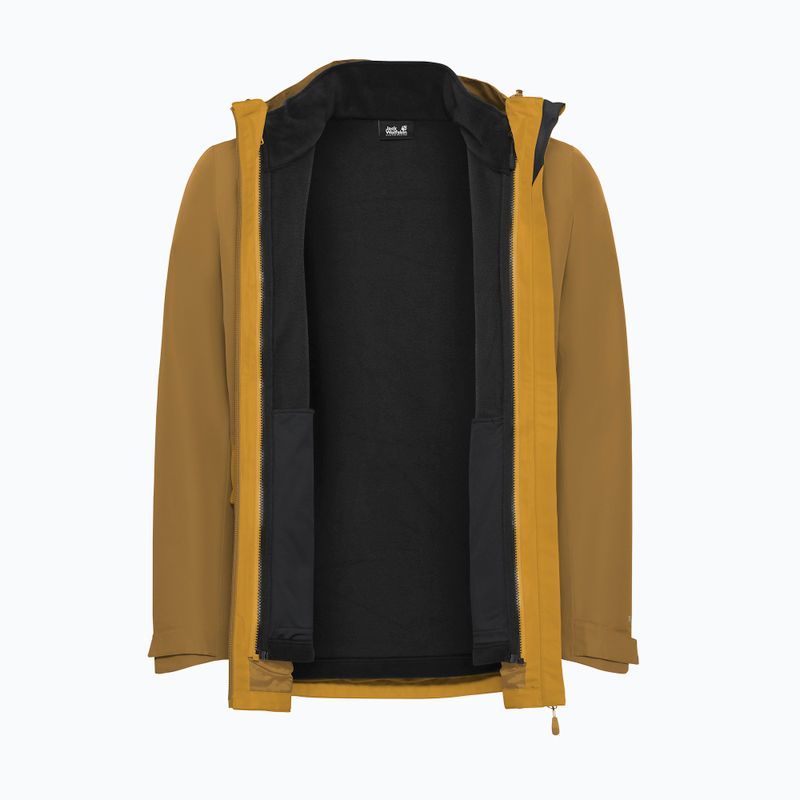 Geacă 3în1 pentru bărbați Jack Wolfskin Stonetrail 3In1 burly yellow jw 13
