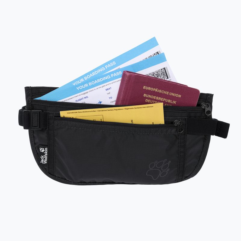 Borsetă Jack Wolfskin Document Belt De Luxe phantom 4
