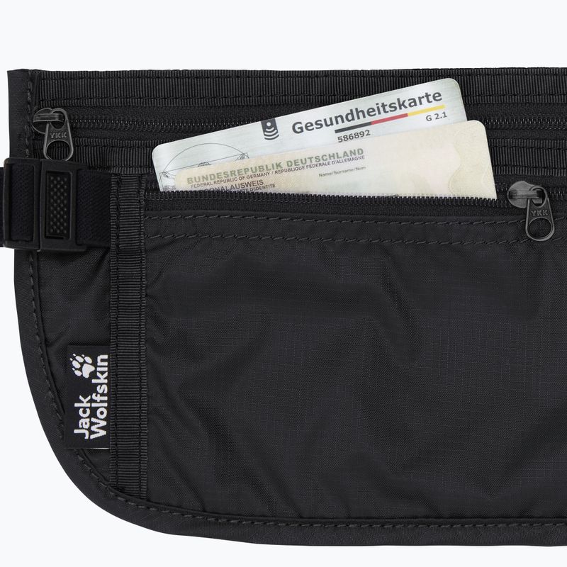 Borsetă Jack Wolfskin Document Belt De Luxe phantom 6