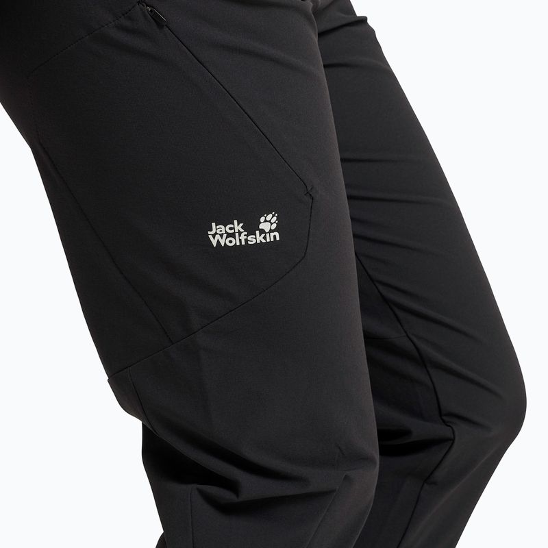 Pantaloni de trekking pentru femei Jack Wolfskin Activate Flex black 5