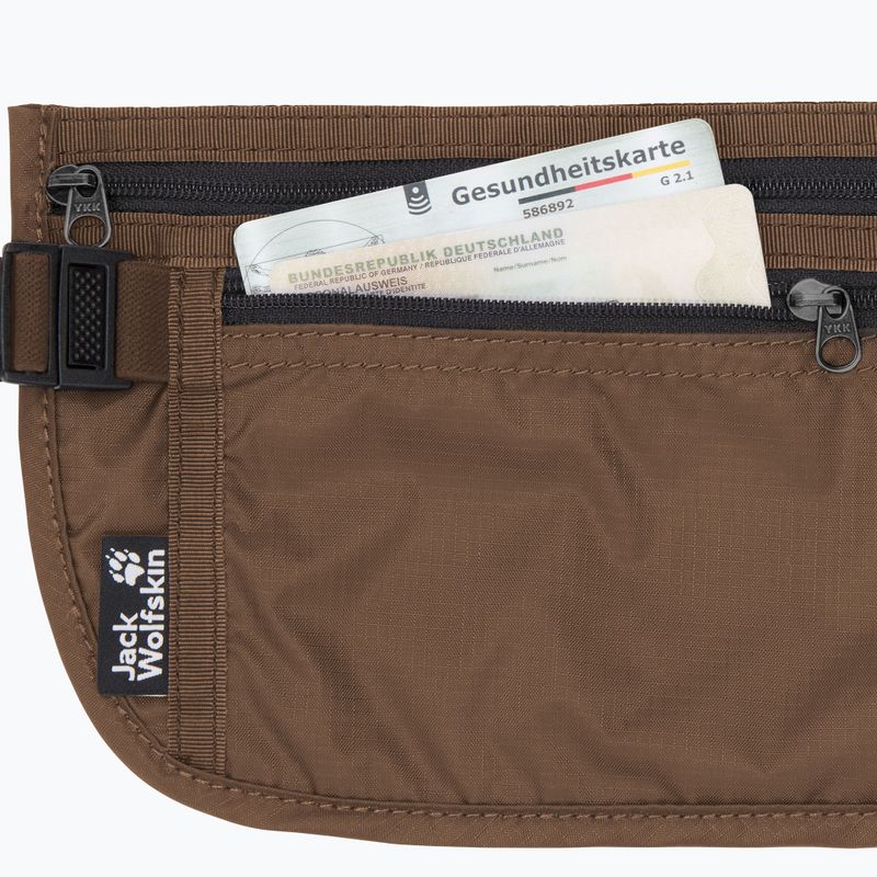 Borsetă Jack Wolfskin Document Belt De Luxe fawn 6