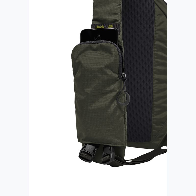 Rucsac pe umăr Jack Wolfskin Little Scout 10 rich olive 6