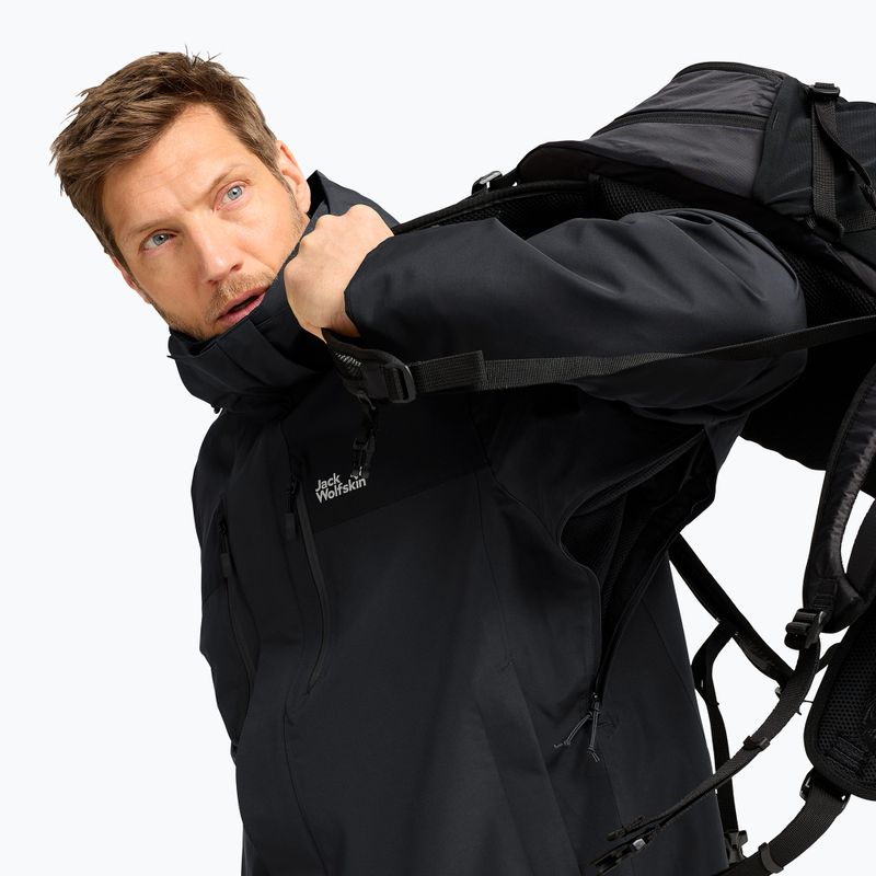 Geacă de ploaie pentru bărbați Jack Wolfskin Jasper Pro 2L phantom 4